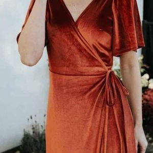 Velvet copper dress size xl